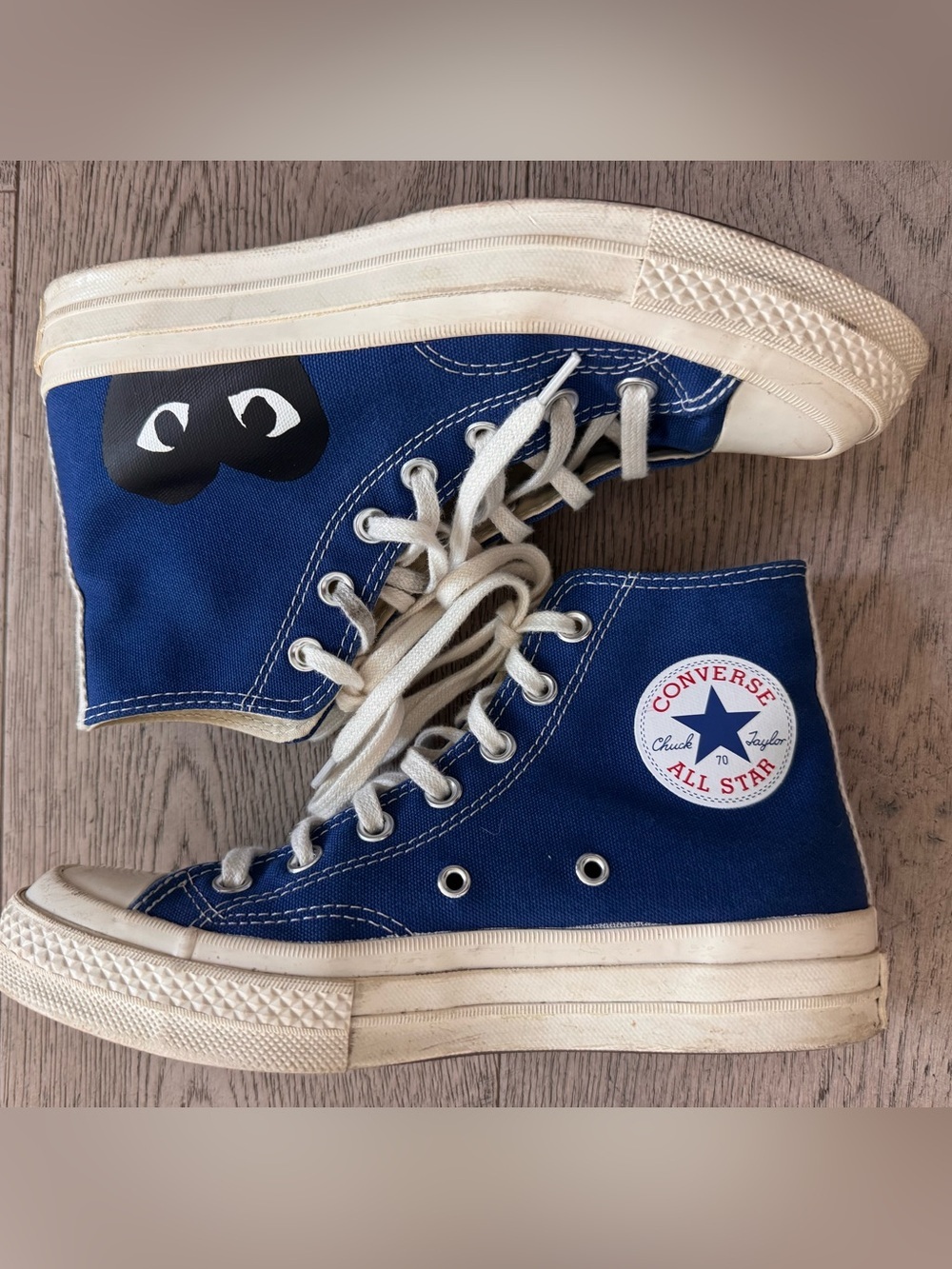 Converse x Comme des Garçons PLAY Chuck 70 High sneakers (women’s 7/men’s 5)